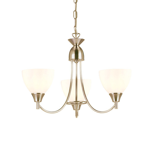 Lampa wisząca ALTON chromowana satynowa 3xE14x15W IP20 Endon 1025510