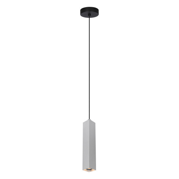 Lampa wisząca aluminiowo-czarna TECNO 1xGU10x10W wym: 130x5,8x5,8 cm Italux 845250
