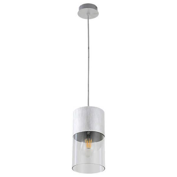 Lampa wisząca aluminium szczotkowane Zelkova 1xE27x40W Rabalux 959168