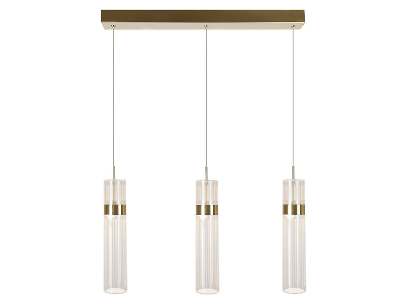 Lampa wisząca Ambiente LED 3-punktowa ze zmienną barwą światła złota 713274