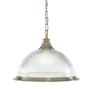 Lampa wisząca American Diner E27 antyczny mosiądz 1060960