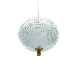 Lampa wisząca Amerilla złoto-przezroczysta LED 1x15W 4000K 1500lm IdeaLED 850343