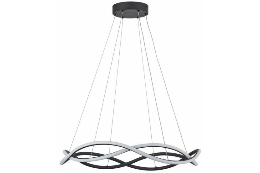 Lampa wisząca Amira czarna LED 2x24W Odcienie bieli 3840lm Reality 835988