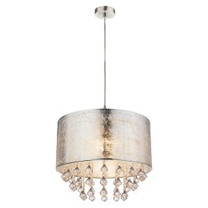 Lampa wisząca Amy tkaninowa złota 24132 Lampa wisząca Amy tkaninowa złota 24132