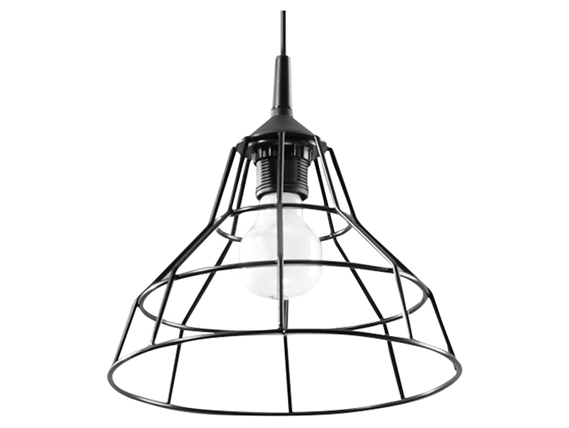 Lampa wisząca Anata stalowa czarna 52391