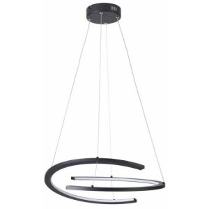 Lampa wisząca Ancor czarna LED 1x30W Odcienie bieli 2400lm Reality 835858 Lampa wisząca Ancor czarna LED 1x30W Odcienie bieli 2400lm Reality 835858