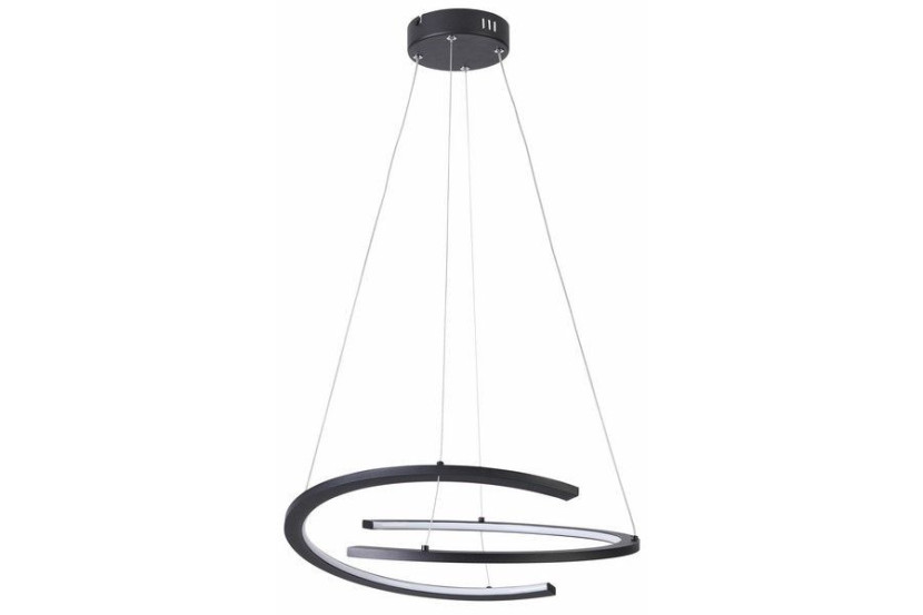 Lampa wisząca Ancor czarna LED 1x30W Odcienie bieli 2400lm Reality 835858
