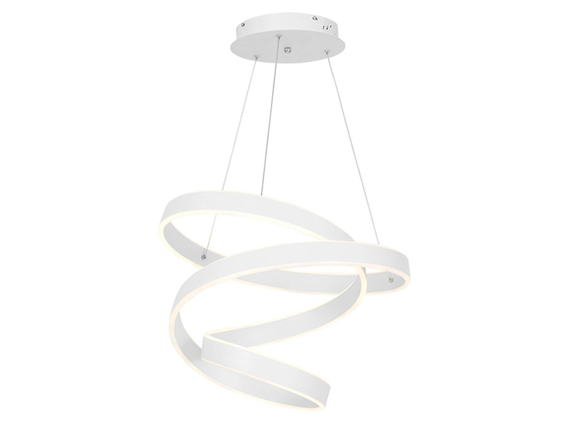 Lampa wisząca Andromeda LED metalowa biała 39461