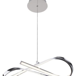 Lampa wisząca Aniela chromowana LED 1x20W Neutralna biel 1600lm Rabalux 851486 Lampa wisząca Aniela chromowana LED 1x20W Neutralna biel 1600lm Rabalux 851486