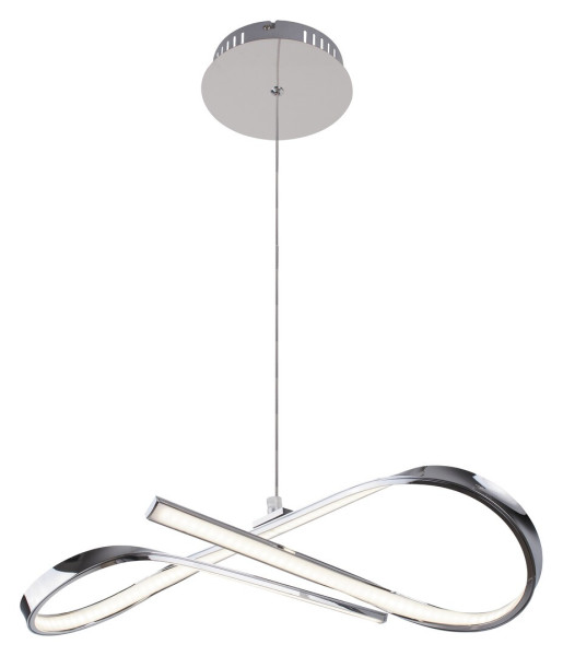 Lampa wisząca Aniela chromowana LED 1x20W Neutralna biel 1600lm Rabalux 851486