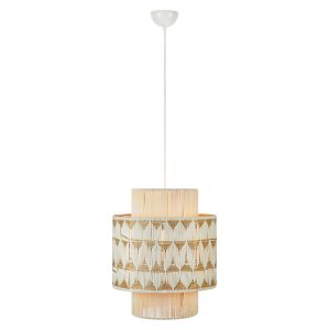Lampa wisząca Ano bawełniana beżowa 620079 Lampa wisząca Ano bawełniana beżowa 620079