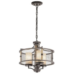 Lampa wisząca antyczna Ahrendale 3xE27x60W wym: 231,1×45,1×45,1 cm Kichler 849363 Lampa wisząca antyczna Ahrendale 3xE27x60W wym: 231,1×45,1×45,1 cm Kichler 849363