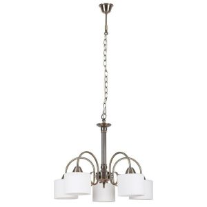 Lampa wisząca antyczny mosiądz Edith 5xE27x40W wym: 100x56x56 cm Rabalux 959163 Lampa wisząca antyczny mosiądz Edith 5xE27x40W wym: 100x56x56 cm Rabalux 959163