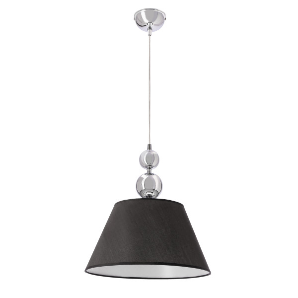 Lampa wisząca Aral dymione ozdobne kule czarna 1xE27x60W IP20 Candellux 989815