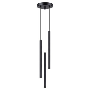 Lampa wisząca Arche 3-punktowa stalowa czarna 328741 Lampa wisząca Arche 3-punktowa stalowa czarna 328741
