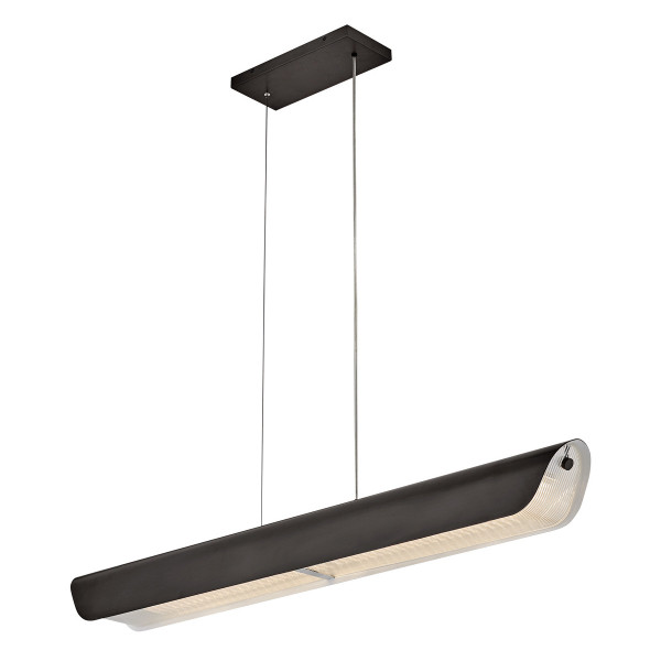 Lampa wisząca ARCO oksydowana czerń LED 1x43W Ciepła biel 2150lm Hinkley 836269