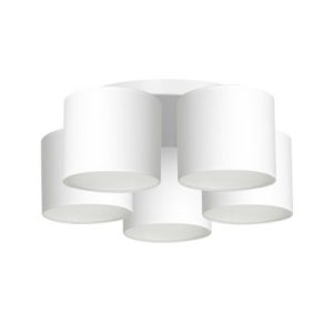 Lampa wisząca Arden biały mat 5xE27x15W wym:18x58x58cm IP20 Luminex 1021133 Lampa wisząca Arden biały mat 5xE27x15W wym:18x58x58cm IP20 Luminex 1021133