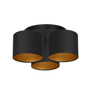 Lampa wisząca Arden czarny mat-złota 3xE27x15W wym:18x45x45cm IP20 Luminex 1021161 Lampa wisząca Arden czarny mat-złota 3xE27x15W wym:18x45x45cm IP20 Luminex 1021161