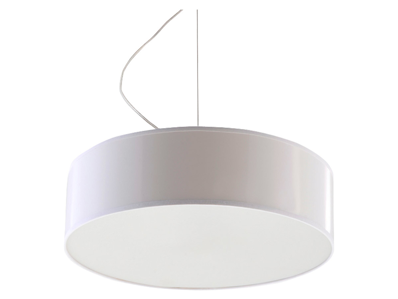 Lampa wisząca Arena 2-punktowa 35 cm z tworzywa biała 32470