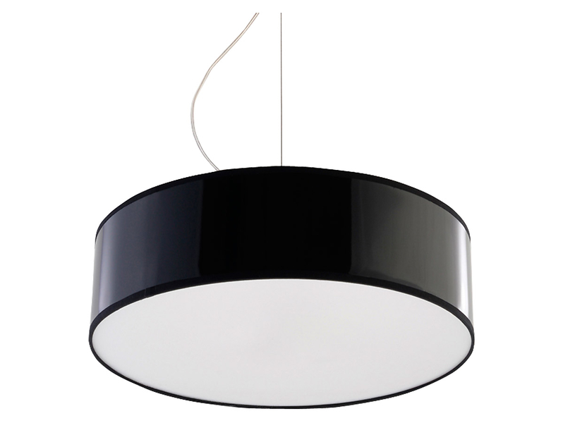 Lampa wisząca Arena 2-punktowa 35 cm z tworzywa czarna 32468
