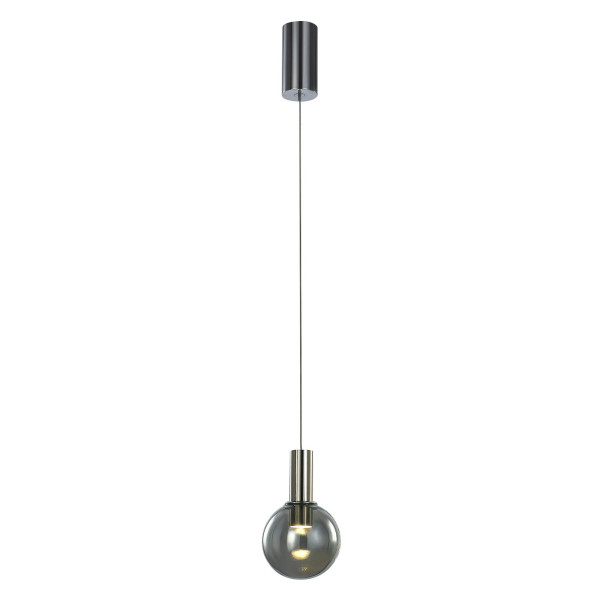 Lampa wisząca Aria chromowana LED 1x6W Ciepła biel 84lm Italux 854666