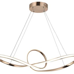 Lampa wisząca Arlena różowe złoto LED 1x45W Neutralna biel 3600lm Reality 835891 Lampa wisząca Arlena różowe złoto LED 1x45W Neutralna biel 3600lm Reality 835891
