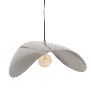 Lampa wisząca Arlo metalowa srebrna 76 cm ozdobna sufitowa 931894 Lampa wisząca Arlo metalowa srebrna 76 cm ozdobna sufitowa 931894