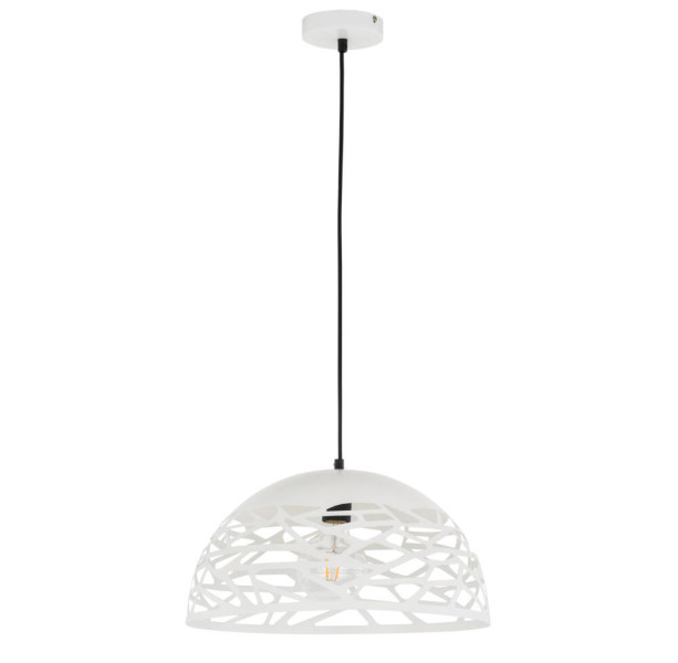 Lampa wisząca Armand biała matowa 1xE27x40W Italux 1019373