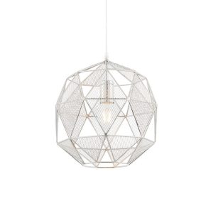 Lampa wisząca ARMOUR siateczkowa chromowana 1xE27x40W IP20 Endon 1030024 Lampa wisząca ARMOUR siateczkowa chromowana 1xE27x40W IP20 Endon 1030024