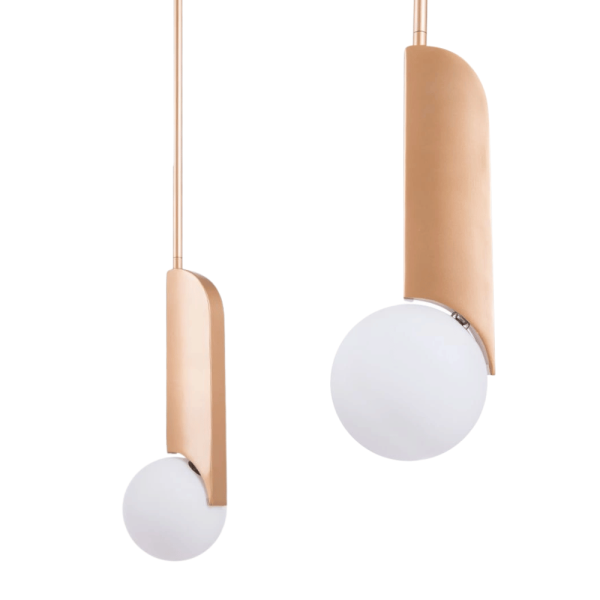 Lampa Wisząca ARNOD 1 Sufitowa Prosta Zawieszka Kula Minimalizm 963713