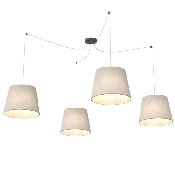 Lampa Wisząca Ascot 4 Beige 767235