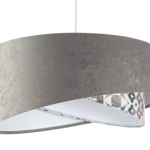 Lampa wisząca ASHES szara/biała 391689 Lampa wisząca ASHES szara/biała 391689