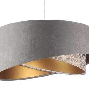Lampa wisząca ASHES szara/złota 391408 Lampa wisząca ASHES szara/złota 391408