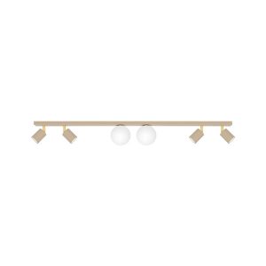 Lampa wisząca ASPA beżowa 6xGU10x15W wym:12x120x14cm IP20 Kaja 1027282