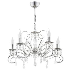 Lampa wisząca ASTOR chromowana-przezroczysty 5xE14x10W IP20 Alfa 1019584 Lampa wisząca ASTOR chromowana-przezroczysty 5xE14x10W IP20 Alfa 1019584