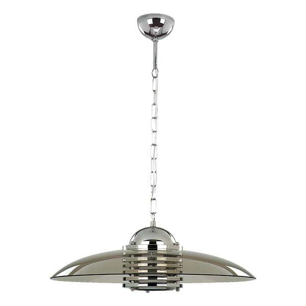Lampa wisząca ASTRA chromowana-dymiona 1xE27x60W wym:65x48x48cm IP20 Alfa 1019101