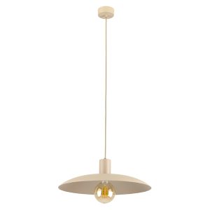 Lampa wisząca Astra metalowa beżowa 664318