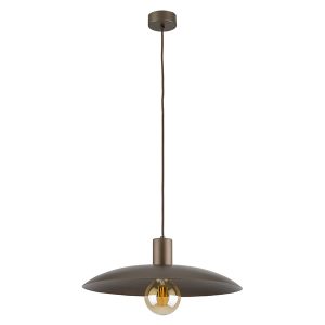 Lampa wisząca Astra metalowa brązowa 664343