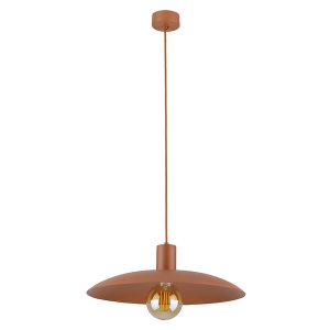 Lampa wisząca Astra metalowa rdzawa 664316