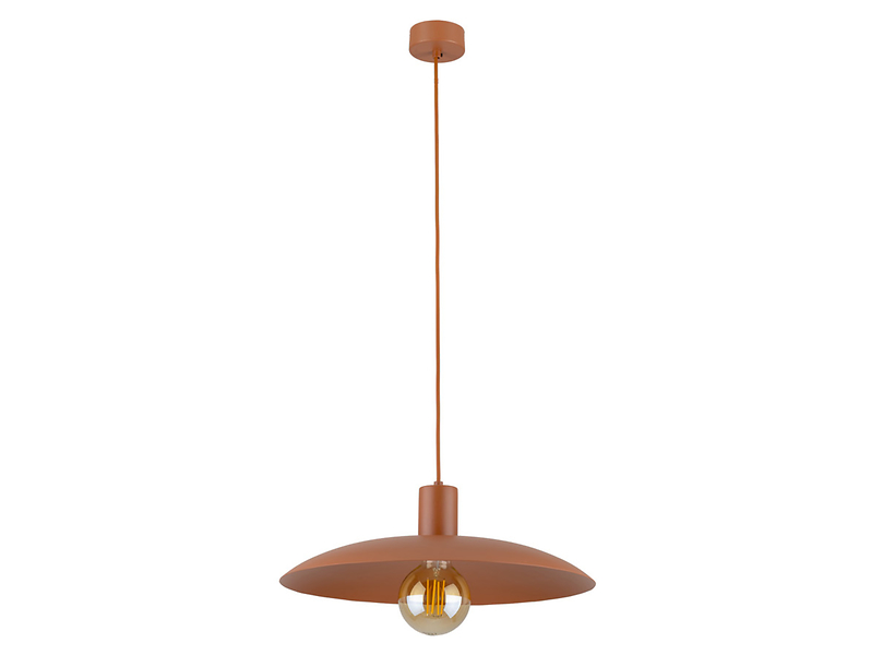 Lampa wisząca Astra metalowa rdzawa 664316