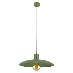 Lampa wisząca Astra metalowa zielona 664317