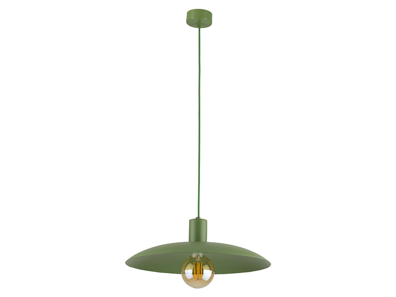 Lampa wisząca Astra metalowa zielona 664317