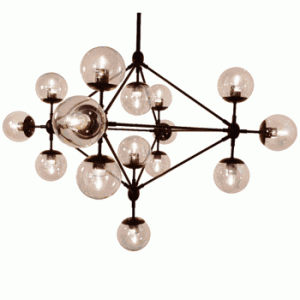 Lampa wisząca ASTRIFERO-15 bursztynowo czarna 110 cm 184860 Lampa wisząca ASTRIFERO-15 bursztynowo czarna 110 cm 184860