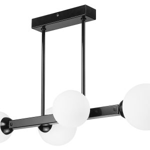 Lampa wisząca Astro 4-punktowa stalowa biało-czarna 54634