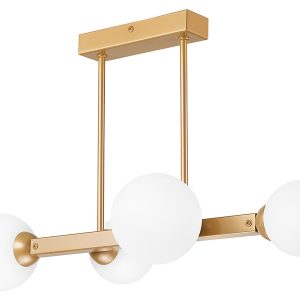 Lampa wisząca Astro 4-punktowa stalowa złota 54637