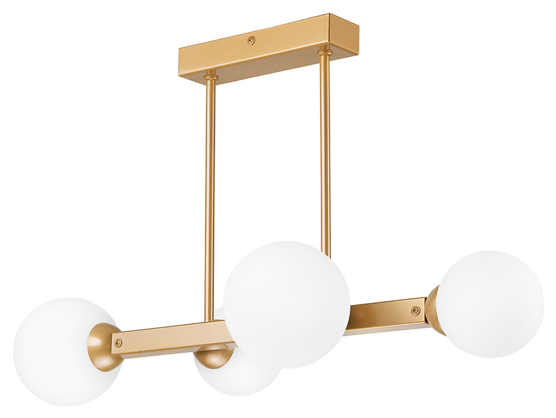 Lampa wisząca Astro 4-punktowa stalowa złota 54637