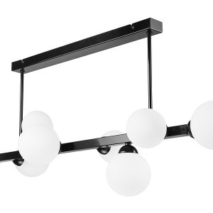 Lampa wisząca Astro 8-punktowa stalowa czarna 54636
