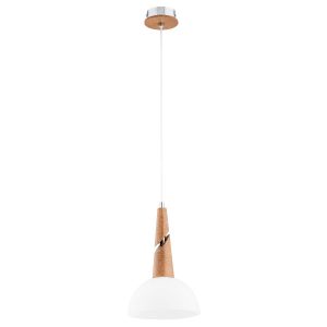 Lampa wisząca ATOL klasyczny szklany klosz biała 1xE27x15W IP20 Alfa 1025388