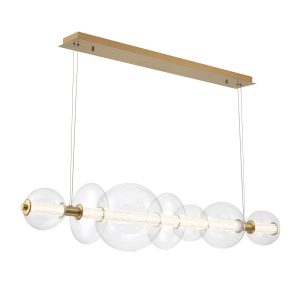 Lampa wisząca ATOMO złoto szczotkowane LED 1x46W 3586lm Quintiesse 836270