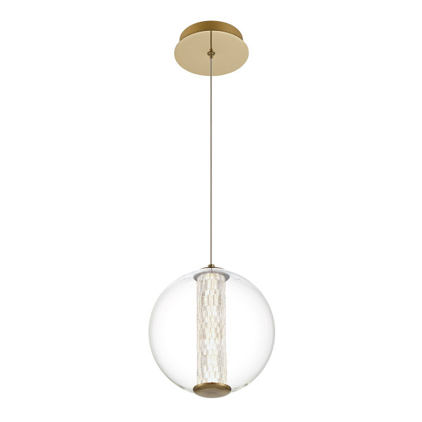 Lampa wisząca ATOMO złoto szczotkowane LED 1x9W 756lm Quintiesse 836923